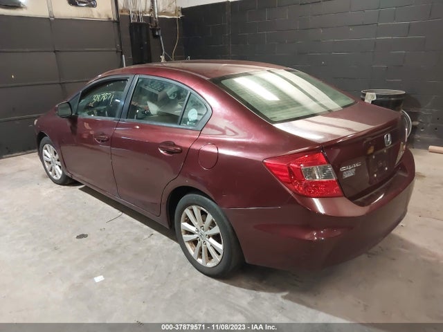 2012 HONDA CIVIC SDN EX VIN: 19XFB2F82CE362291