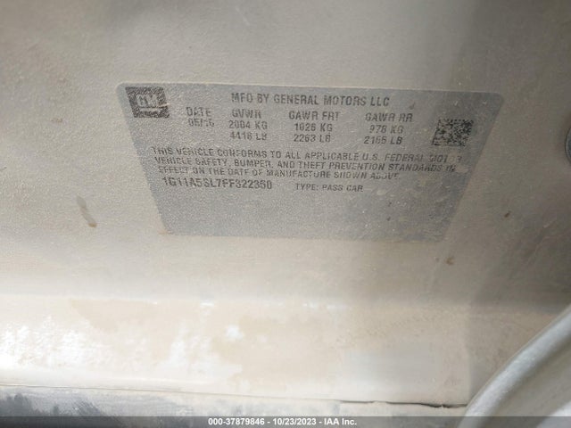 Chevrolet lkw 2015 1G11A5SL7FF322350 Image 20