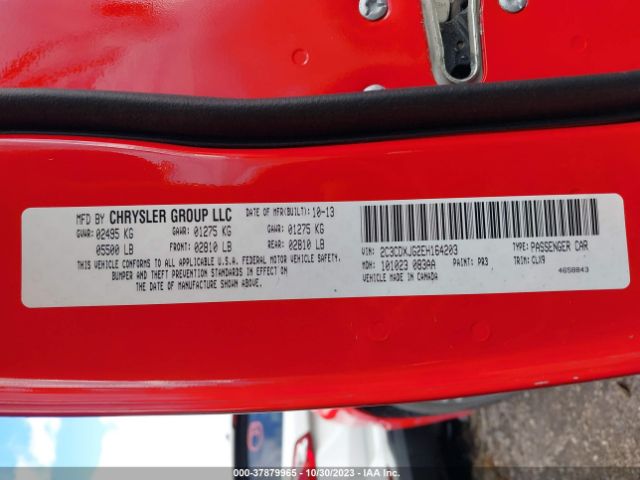 2C3CDXJG2EH164203 Dodge Charger Sxt Plus