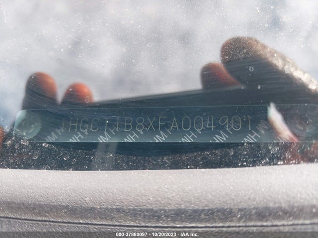 Honda Accord Ex-l 2015 1HGCT1B8XFA004901 Image 9