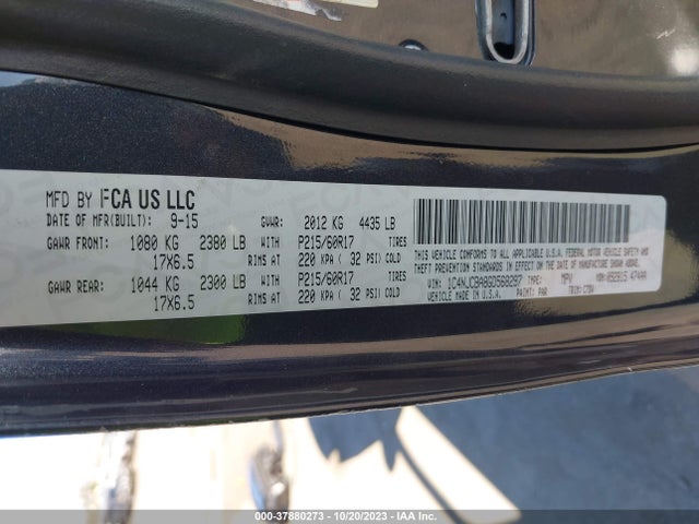Jeep Compass Sport 2016 1C4NJCBA8GD568297 Image 9