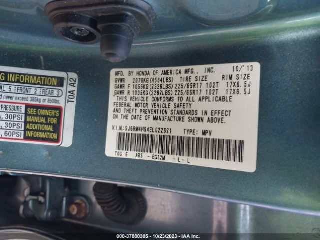5J6RM4H54EL022621 Honda CR-V EX