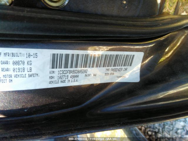 1C3CDFBA9GD605202 Dodge DART SXT