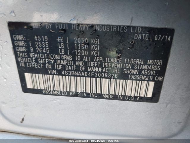4S3BNAA64F3009326 Subaru Legacy 2.5i
