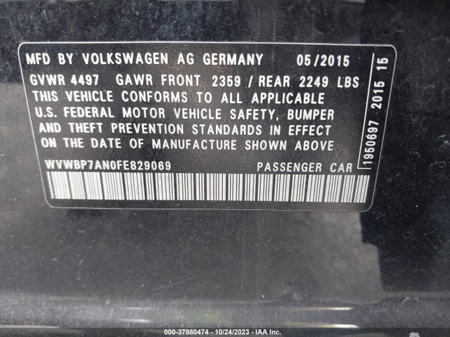 WVWBP7AN0FE829069 Volkswagen Cc R-line