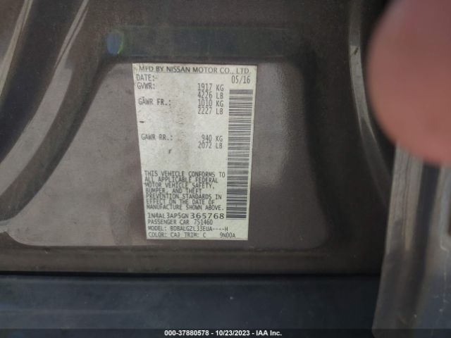1N4AL3AP5GN365768 Nissan Altima 2.5 S