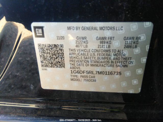 1G6DF5RL7M0116735 Cadillac Ct4 Premium Luxury