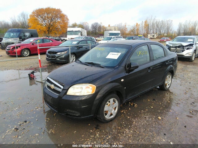 2007 CHEVROLET AVEO LS VIN: KL1TD56617B129378