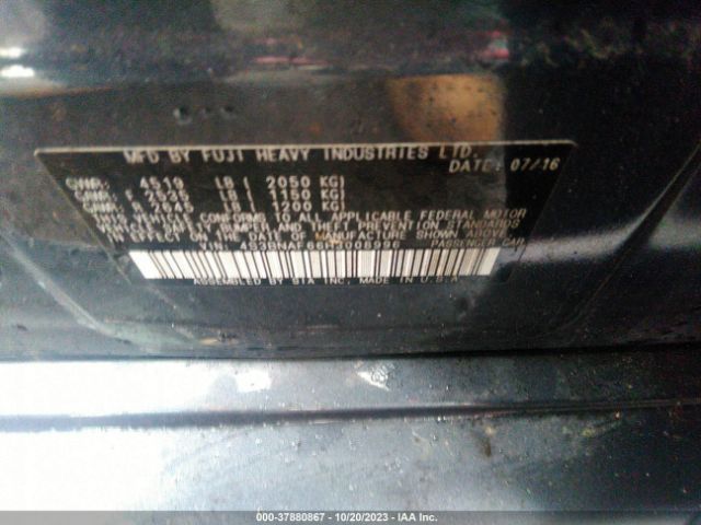 4S3BNAF66H3008996 Subaru Legacy Premium