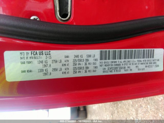 3C4PDCGB9FT650100 Dodge Journey Crossroad