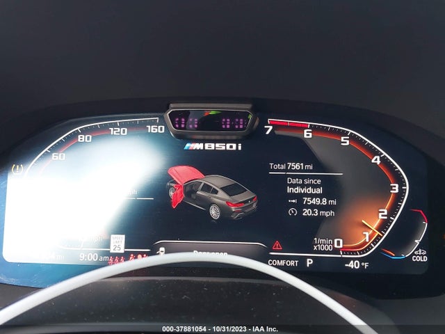 BMW 8 Series M850i 2022 аукцион фото