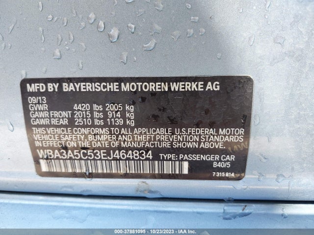 WBA3A5C53EJ464834 BMW 328I