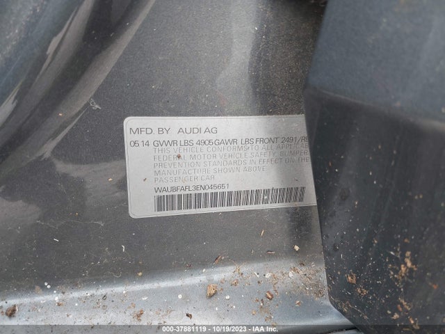 WAUBFAFL3EN045651 Audi A4 PREMIUM
