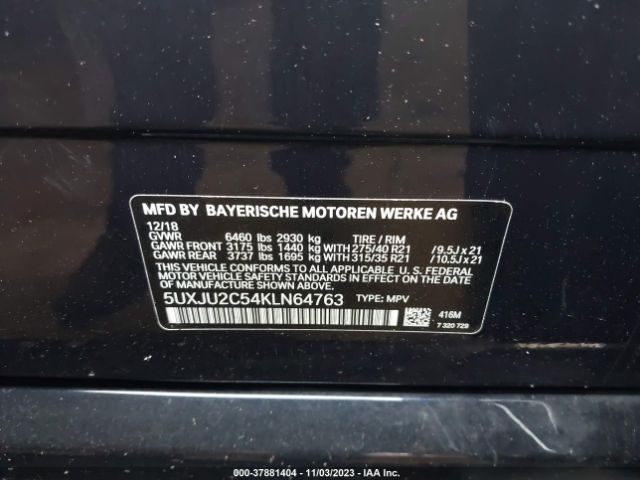 5UXJU2C54KLN64763 BMW X5 Xdrive50i