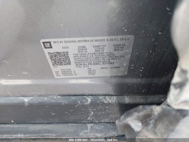GMC Terrain Slt 2019 3GKALPEX0KL337093 Image 9