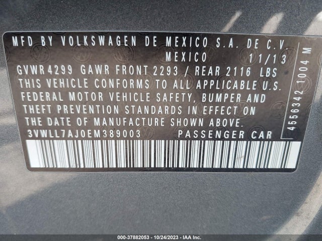 Volkswagen Jetta 2.0l Tdi 2014 3VWLL7AJ0EM389003 Image 9