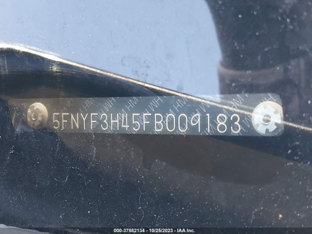 5FNYF3H45FB009183 Honda Pilot Ex