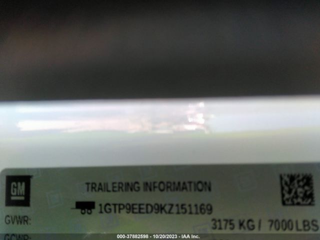 1GTP9EED9KZ151169 GMC Sierra 1500 At4