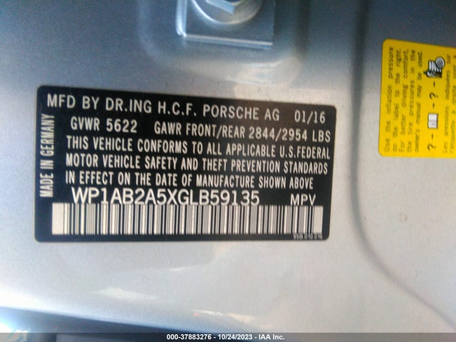 2016 PORSCHE MACAN WP1AB2A5XGLB59135 Photo 8