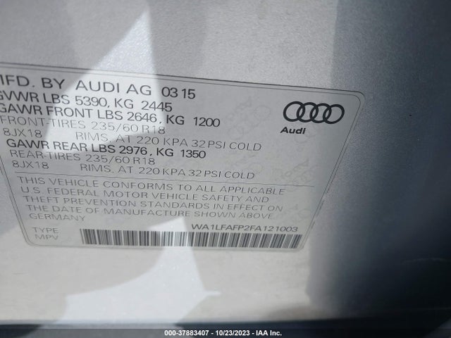 WA1LFAFP2FA121003 Audi Q5 Premium Plus