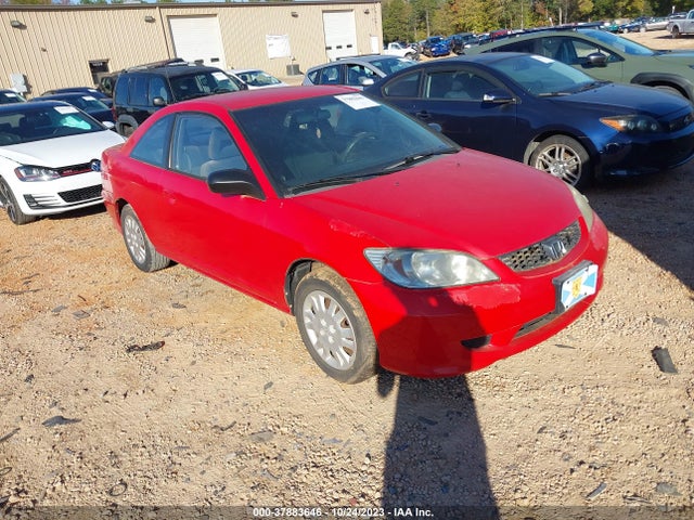 2005 HONDA CIVIC CPE LX VIN: 1HGEM22575L018677