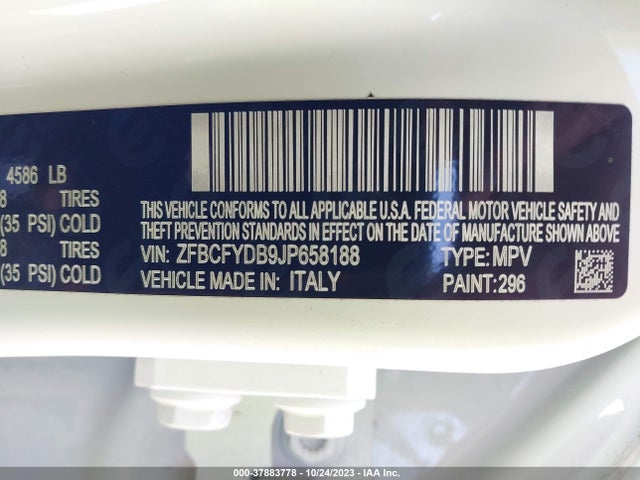 2018 FIAT 500X ZFBCFYDB9JP658188 Photo 8