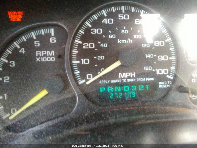 2000 CHEVROLET SILVERADO 1500 VIN: 2GCEC19W0Y1327444