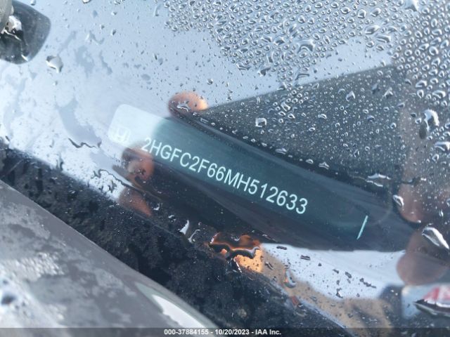 2HGFC2F66MH512633 Honda Civic Sedan Lx