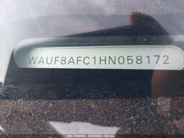 WAUF8AFC1HN058172 Audi A6 PREMIUM