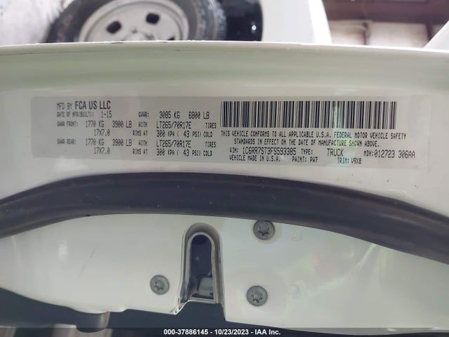 1C6RR7ST3FS593385 RAM 1500 Tradesman