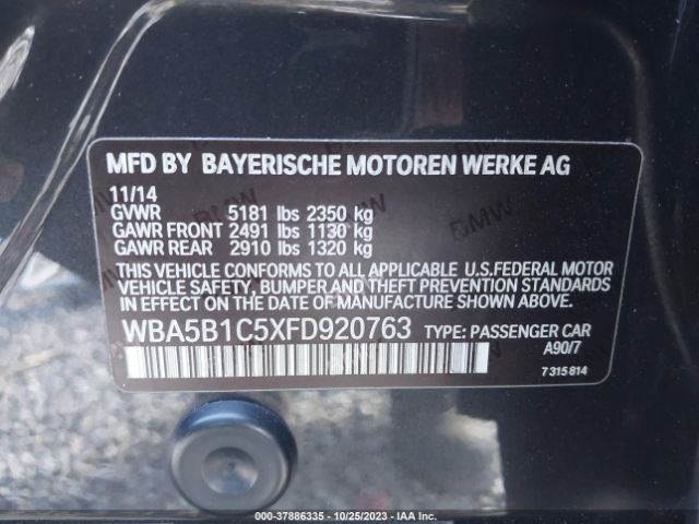 WBA5B1C5XFD920763 BMW 5 Series 535i