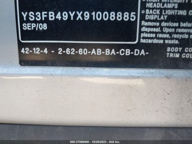 2009 SAAB 9-3 YS3FB49YX91008885 Photo 8