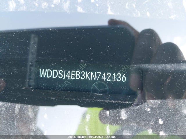 2019 MERCEDES-BENZ CLA 250 VIN: WDDSJ4EB3KN742136