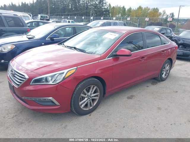 Hyundai Sonata 2.4l Se 2015 5NPE24AF7FH153870 Image 2