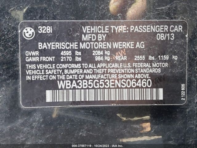 WBA3B5G53ENS06460 BMW 328i Xdrive