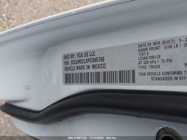 3C6UR5CLXPG565766 RAM 2500 Tradesman