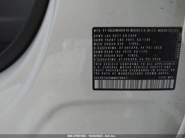 2021 VOLKSWAGEN TIGUAN 3VV2B7AX9MM079941 Photo 8