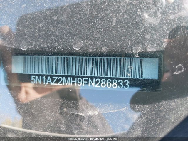 5N1AZ2MH9FN286833 Nissan Murano Platinum