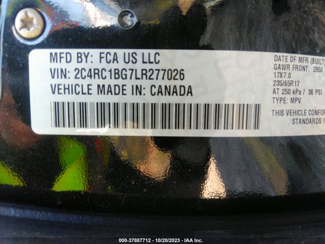 2C4RC1BG7LR277026 Chrysler Pacifica Touring L