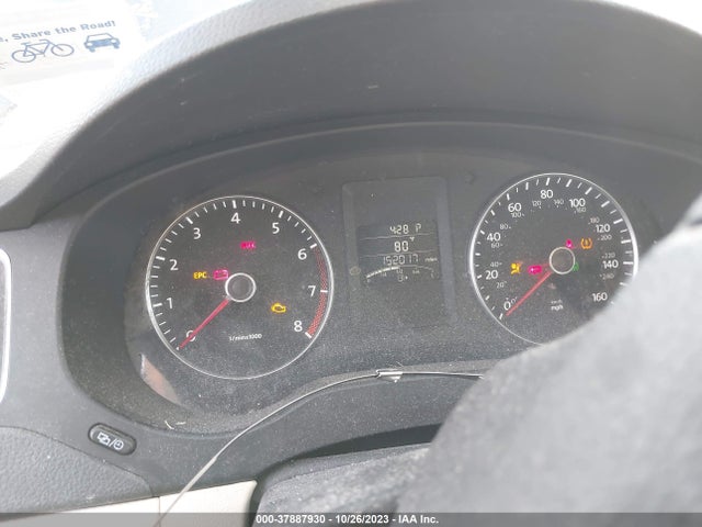 2012 VOLKSWAGEN JETTA 2.5L SE VIN: 3VWDX7AJXCM368679