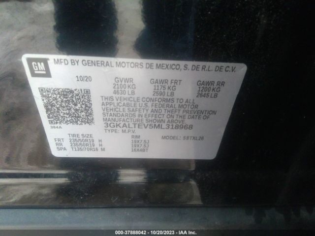 3GKALTEV5ML318968 GMC Terrain Sle