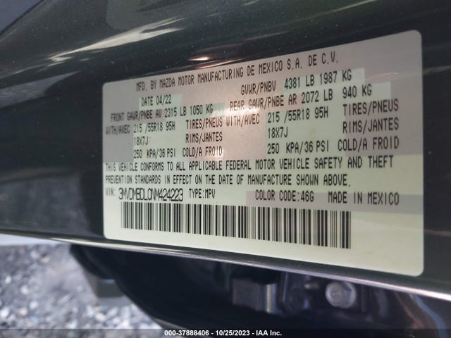 Mazda Cx-30 2.5 S Premium Package 2022 3MVDMBDL0NM424223 Image 9