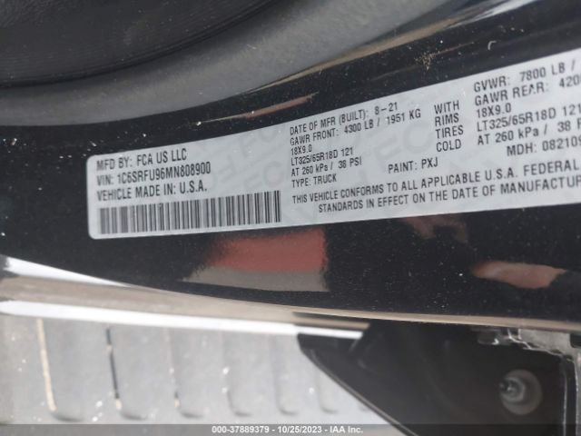 2021 RAM 1500 1C6SRFU96MN808900 Photo 8