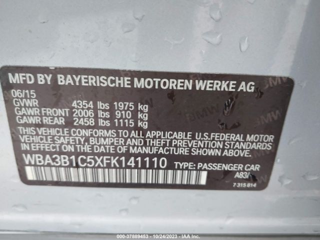 WBA3B1C5XFK141110 BMW 320i