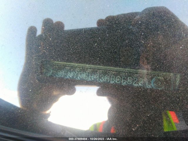 5FNYF6H93HB065221 Honda Pilot Touring