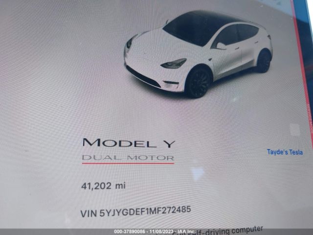 5YJYGDEF1MF272485 Tesla Model Y