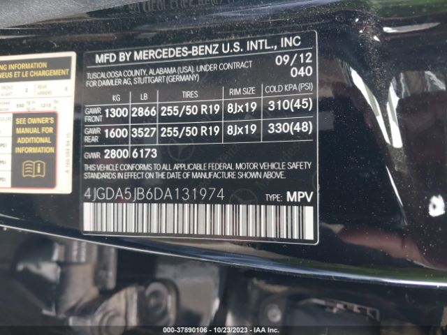 2013 MERCEDES-BENZ M-CLASS 4JGDA5JB6DA131974 Photo 8