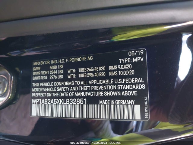 2019 PORSCHE MACAN WP1AB2A5XKLB32851 Photo 8