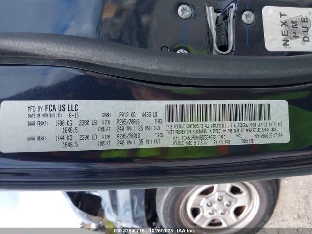 1C4NJPBA4GD524675 Jeep Patriot Sport