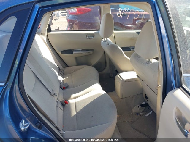 2008 SUBARU IMPREZA SEDAN I VIN: JF1GE61628H529488